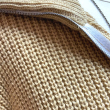 Load image into Gallery viewer, Half Zip Sweater (Mustard/Beige)

