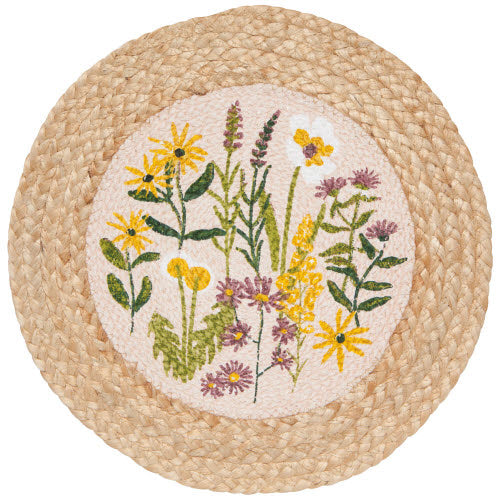 Braided flower placemat - Danica