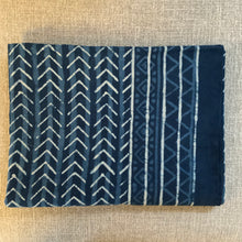 Load image into Gallery viewer, Indigo Block Print Batik Blanket / Throw
