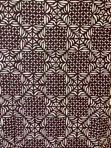 Cut Work Appliqué Blanket. Brown and Natural Cotton. 100% Cotton Blanket. Hand Made In  Rural India.  Use as a Blanket, Table Cloth, Curtain Etc...