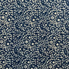 Load image into Gallery viewer, Indigo Block Print Batik Blanket
