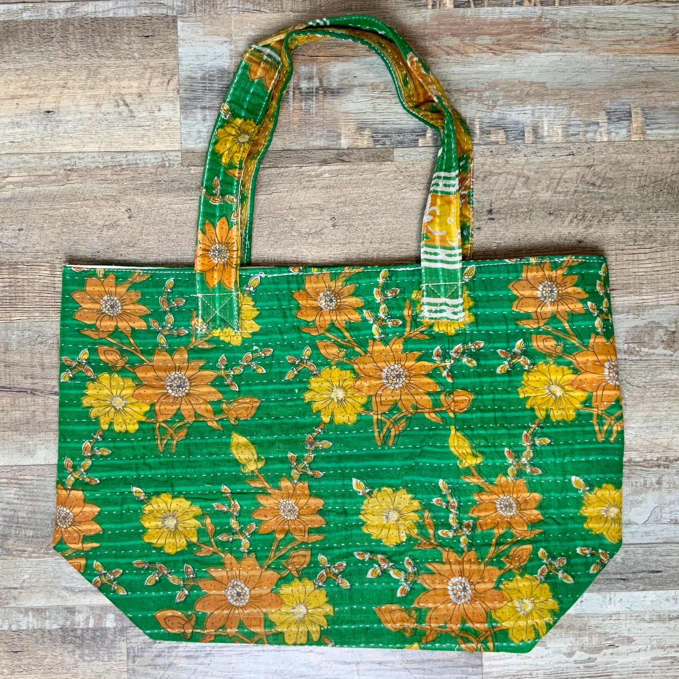Kantha Market Bag