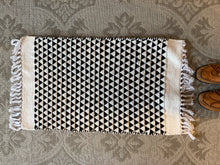 Load image into Gallery viewer, Chenille Rug with Diamond Pattern

