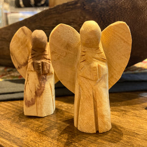 Hand Carved Palo Santo Angel 2"