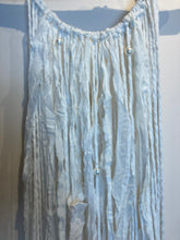Load image into Gallery viewer, Macramé Wall Hanging - Upcyled Sari Silk White
