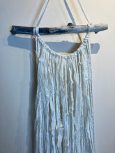 Load image into Gallery viewer, Macramé Wall Hanging - Upcyled Sari Silk White
