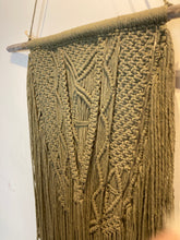 Load image into Gallery viewer, Macramé Wall Hanging - Canadian Hemp - Lentil Green
