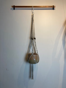 Macramé Plant Hangers - Canadian Hemp - Neutral Grey