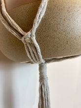 Load image into Gallery viewer, Macramé Plant Hangers - Canadian Hemp - Neutral Grey
