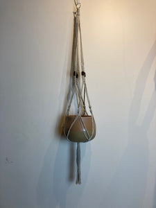 Macramé Plant Hangers - Canadian Hemp - Neutral Grey