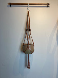 Macramé Plant Hangers - Canadian Hemp - Rust