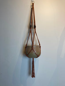 Macramé Plant Hangers - Canadian Hemp - Rust