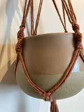 Load image into Gallery viewer, Macramé Plant Hangers - Canadian Hemp - Rust
