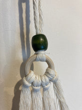 Load image into Gallery viewer, Macramé Hanging Car Essential Oil Diffuser - Canadian Hemp -
