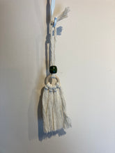 Load image into Gallery viewer, Macramé Hanging Car Essential Oil Diffuser - Canadian Hemp -

