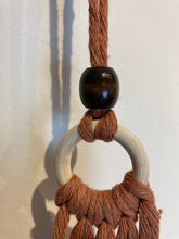 Load image into Gallery viewer, Macramé Hanging Car Essential Oil Diffuser - Canadian Hemp -
