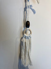 Load image into Gallery viewer, Macramé Hanging Car Essential Oil Diffuser - Canadian Hemp -
