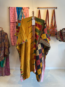 Kimono Dusters - WanderBird (Made from Vintage Kantha Blankets)