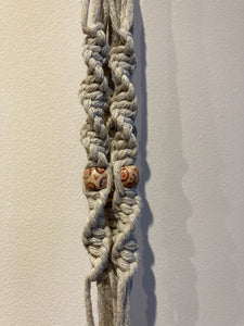 Macramé Plant Hangers - Canadian Hemp - Neutral Grey - Small