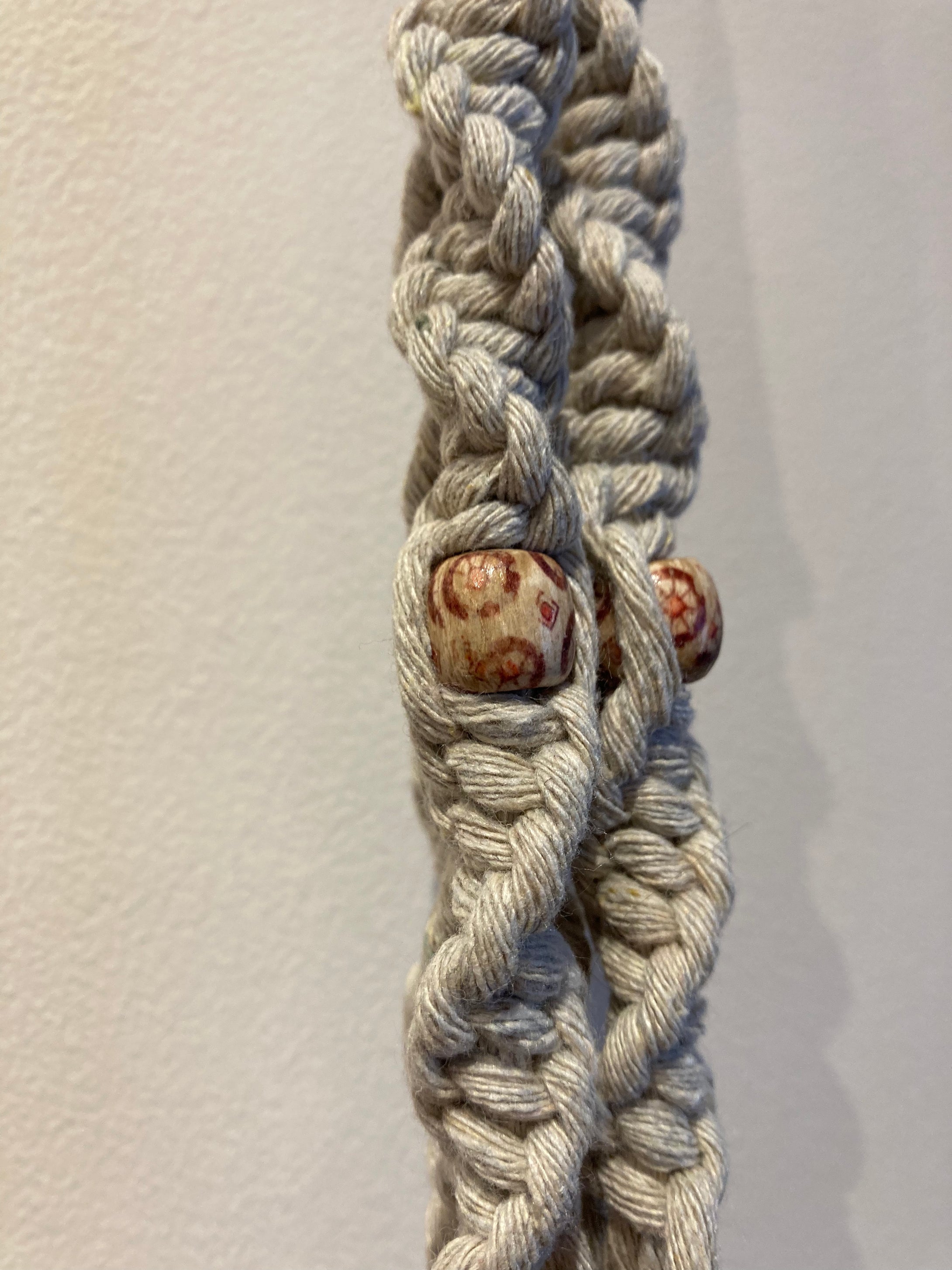 Macramé Plant Hangers - Canadian Hemp - Neutral Grey - Small
