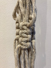 Load image into Gallery viewer, Macramé Plant Hangers - Canadian Hemp - Neutral Grey - Small
