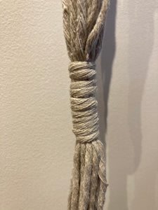 Macramé Plant Hangers - Canadian Hemp - Neutral Grey - Small