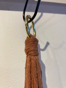Macramé Plant Hangers - Canadian Hemp - Rust - Small