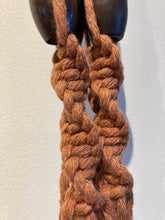 Load image into Gallery viewer, Macramé Plant Hangers - Canadian Hemp - Rust - Small

