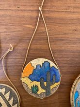 Load image into Gallery viewer, Desert Collection - Wall Hanging Trivets - Plaid and Peaches- Small
