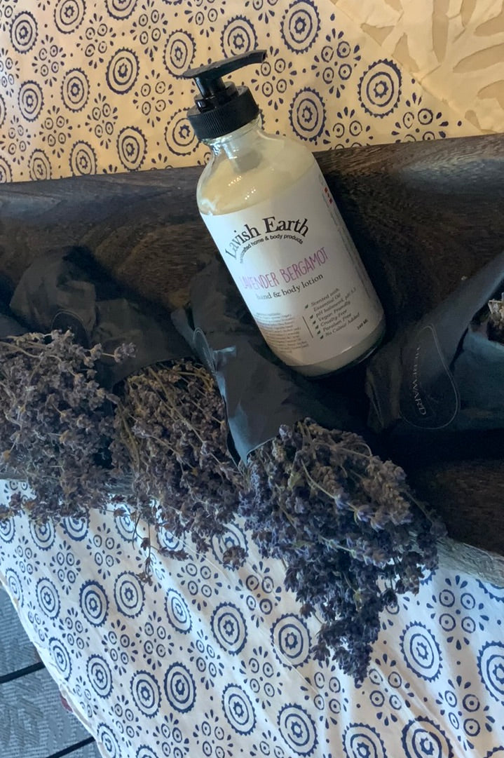 Lavish Earth Hand and Body Lotion - Lavender Bergamot