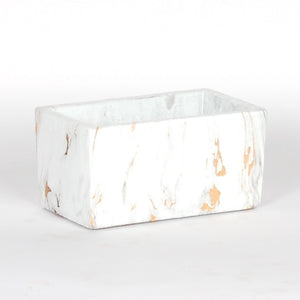 RECT POT MARBLE DESIGN