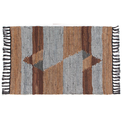 Rug Leather Chindi Rowan