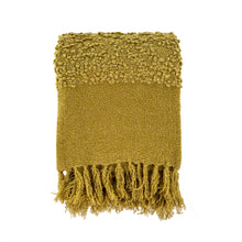 Load image into Gallery viewer, Chalet Boucle Throw Olive
